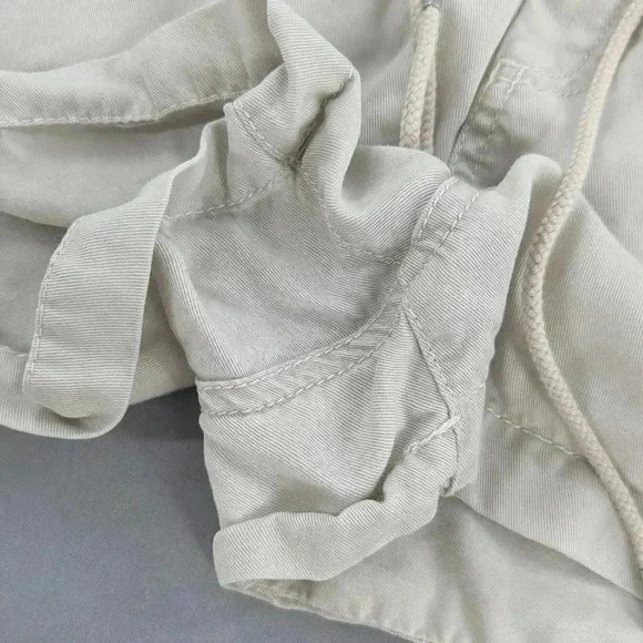 Loft Tan Pull On Elastic Drawstring Waist Shorts with Side & Back Pockets XS - Picture 5 of 15